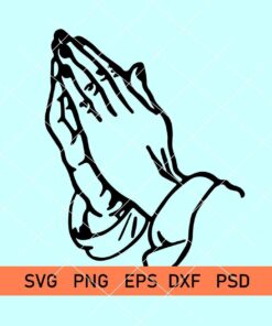 Praying hands svg