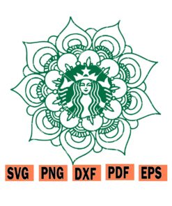 Starbucks mandala svg