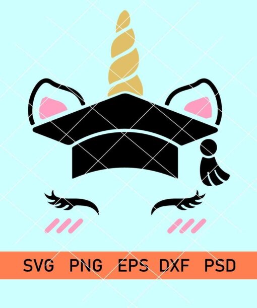 Graduate Unicorn Svg