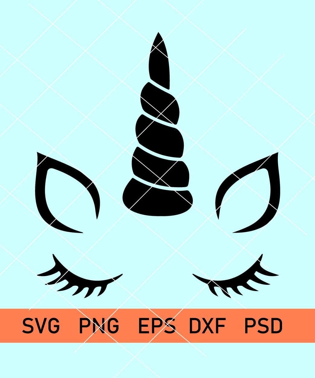 Unicorn svg, unicorn eyelashes, unicorn birthday svg, Magical unicorn