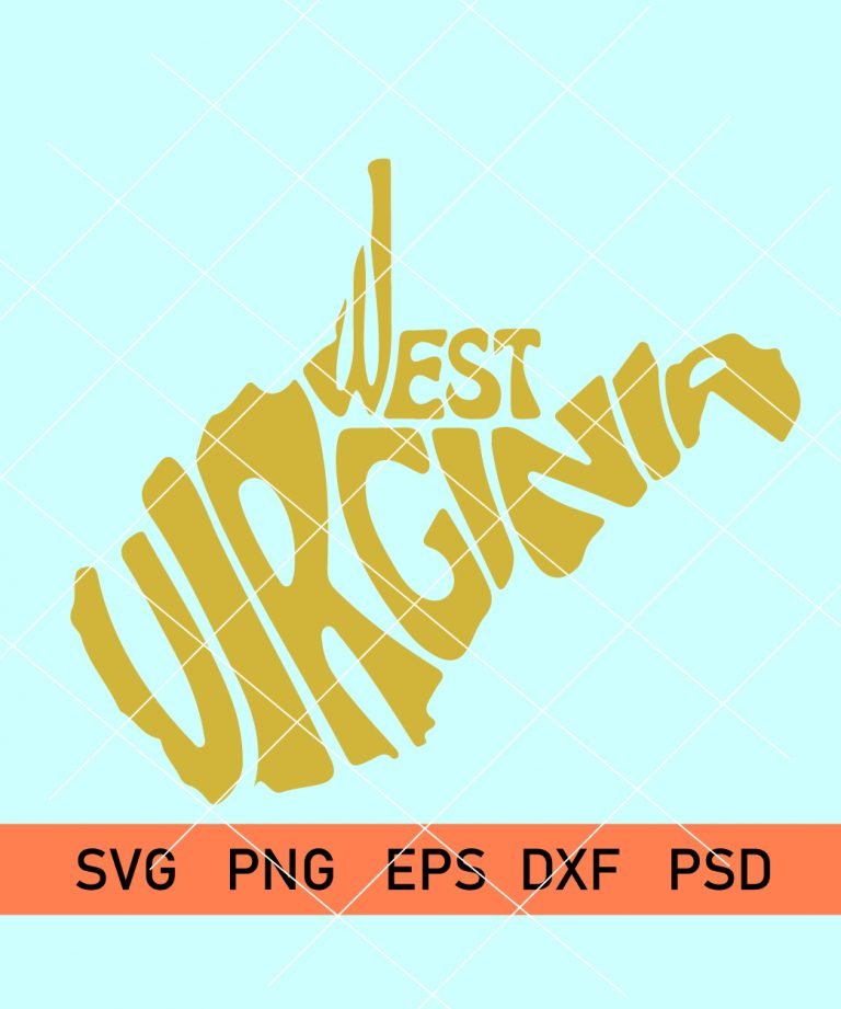 West Virginia SVG, West Virginia Mandala SVG, West Virginia WV State