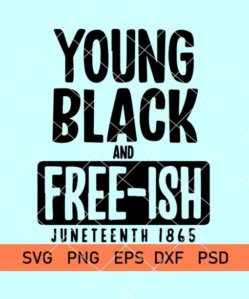 Young Black Freeish svg