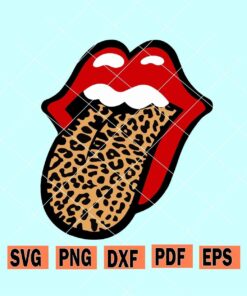 Cheetah tongue svg