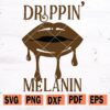 Dripping melanin svg