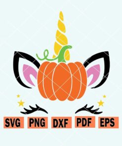 Halloween Unicorn svg