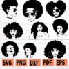 Black woman svg, Black girl svg, Afro Puffs svg, Pretty black educated svg, black queen svg, Black History month svg, African American Woman svg, Afro svg, Afro woman svg, Strong woman svg, Powerful svg, Beautiful svg, Queen svg, Girl power svg, Amazing Black svg, Melanin svg, Black Girl Magic svg, Black Women Are Amazing svg, Natural hair svg, Ponytail Hair svg, Blond Hair svg, Short hair svg, Bald woman svg, Afro Bundle Svg, Afro SVG, Black Queen Svg