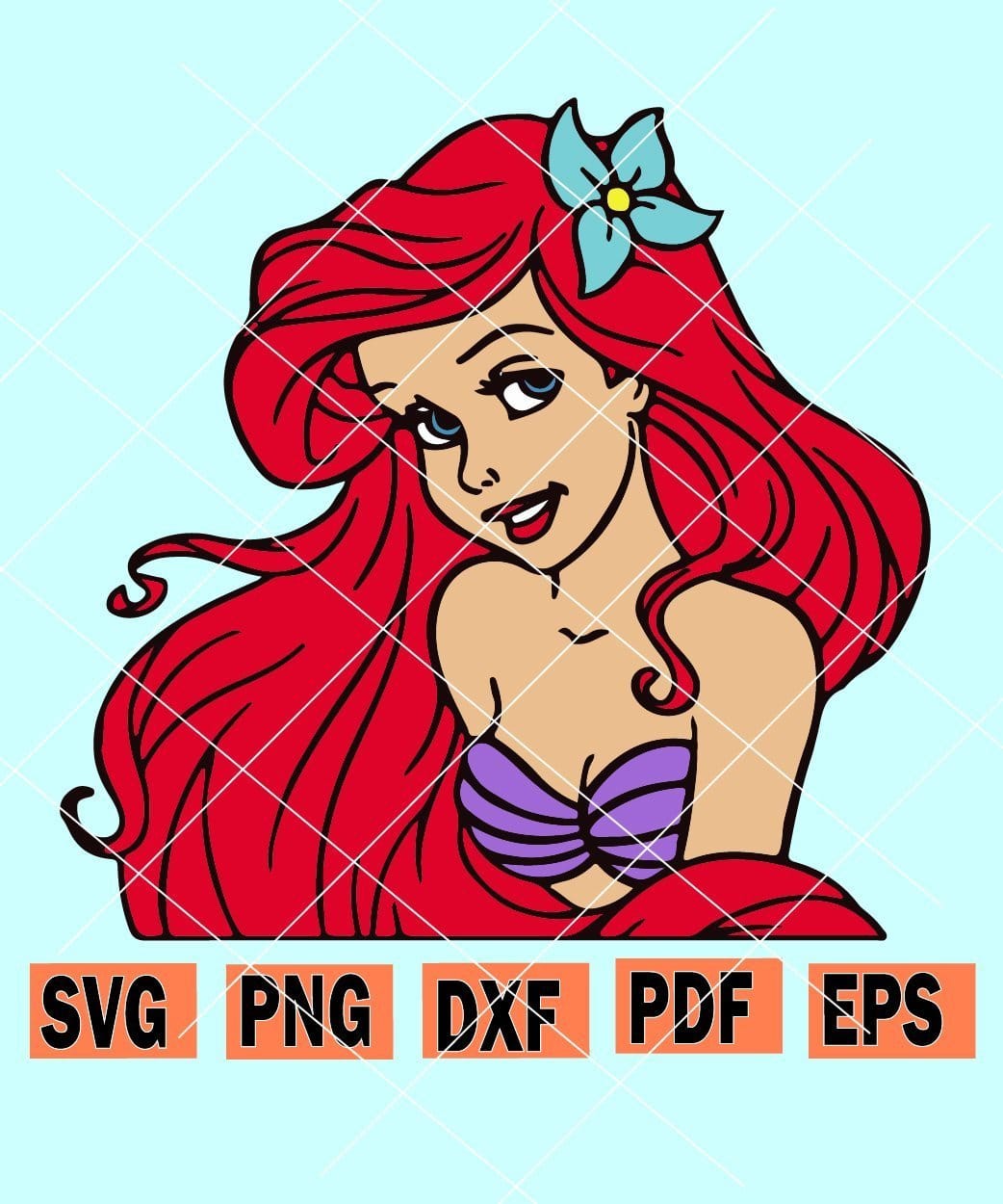 Free Free 214 Silhouette Little Mermaid Ariel Svg Free SVG PNG EPS DXF File