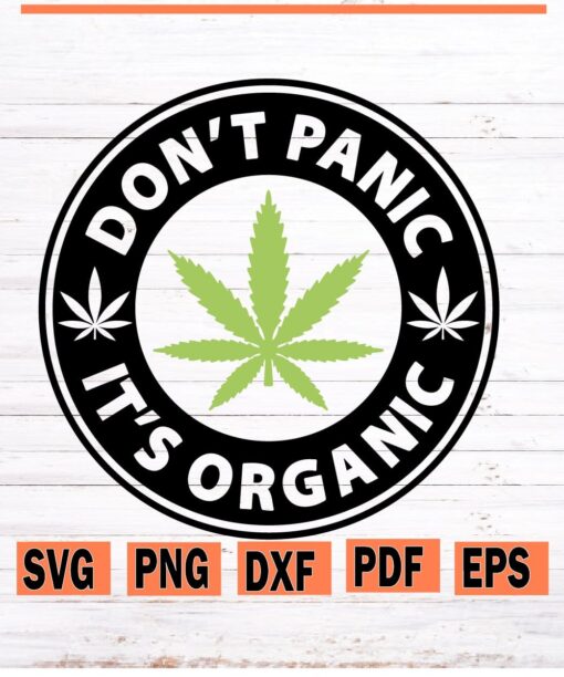 Don’t panic its organic svg