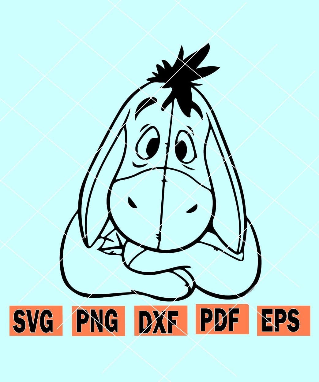 Download Eeyore Svg Eeyore Svg Files Eeyore Svg Files For Cricut Eeyore Winnie The Pooh Svg Svg Hubs