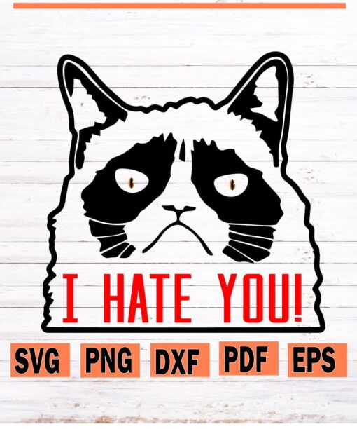Grumpy Cat SVG