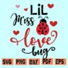 Lil Miss Love Bug svg