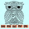 Owl Mandala SVG