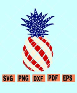 Patriotic Pineapple Svg