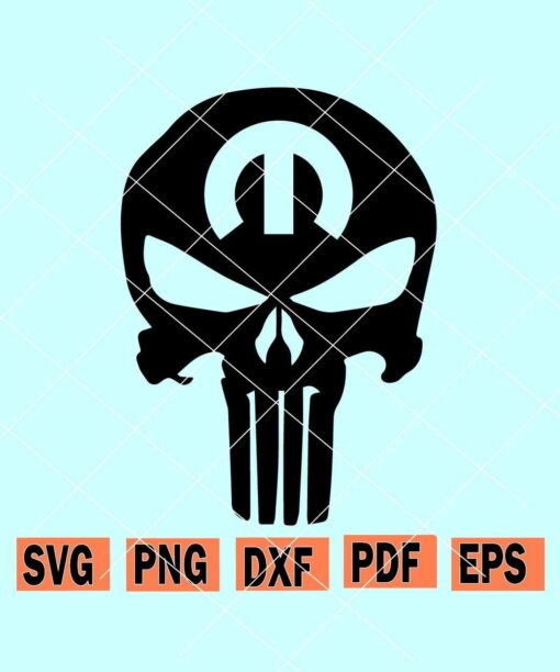 Punisher Skull Mopar Svg