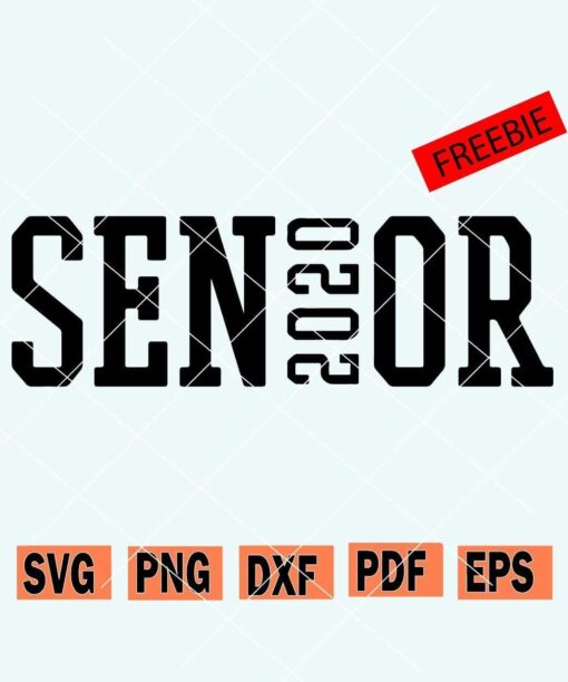 2020 Senior svg free