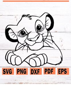 Disney Simba svg