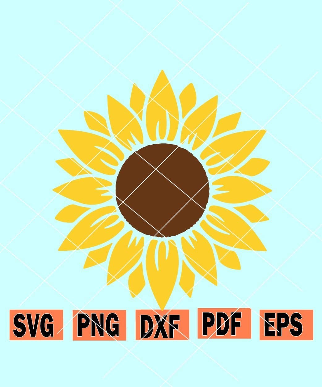Sunflower SVG, Flower Svg, Sunflower and Gift Monogram Svg ...