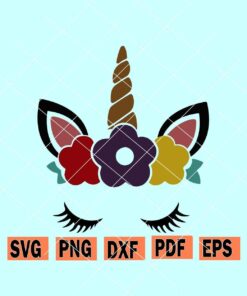 Unicorn head SVG