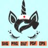 Unicorn nurse svg