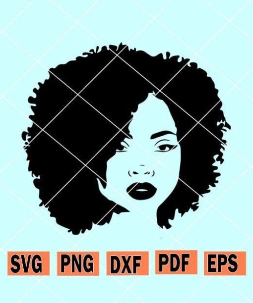 African American Woman svg