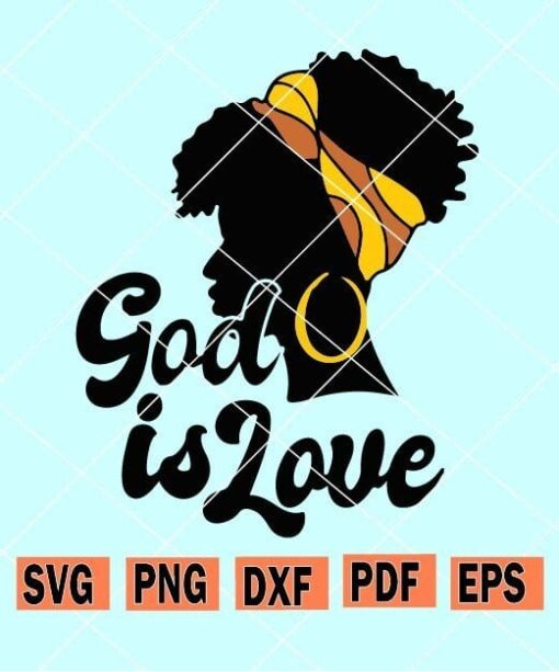 God is love svg