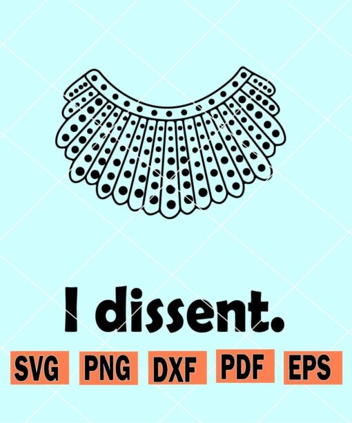 I dissent RBG SVG