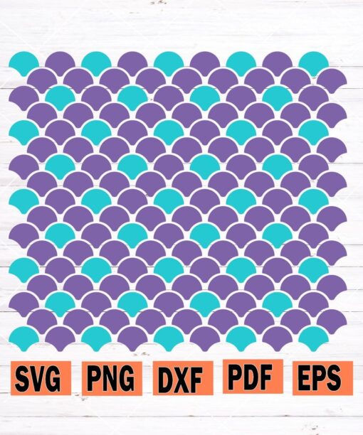 Mermaid scales svg