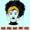 Afro Woman SVG