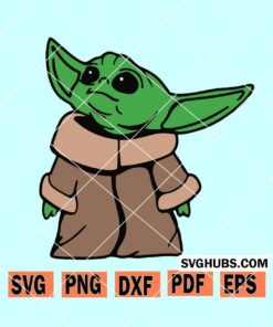 Baby Yoda SVG