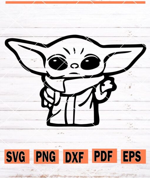 Baby Yoda SVG