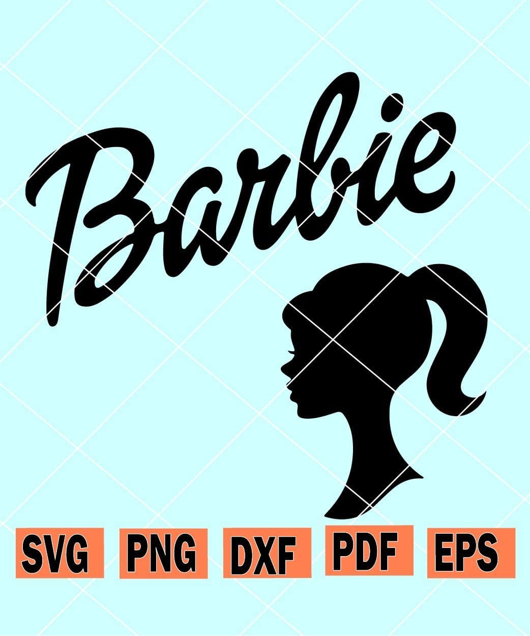 Barbie SVG cut file, Barbie doll SVG, Barbie fashion doll SVG, Barbie logo