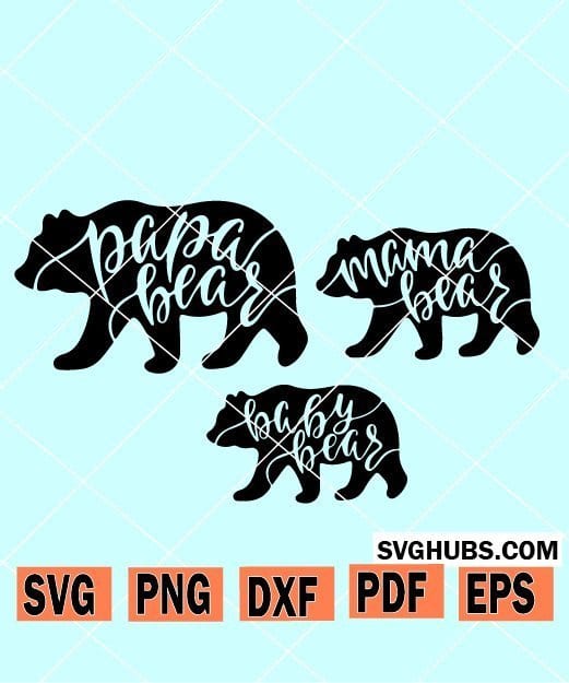 Download Bear Family Svg Bear Family Svg Bundle Bear Family Shirt Svg Svg Hubs