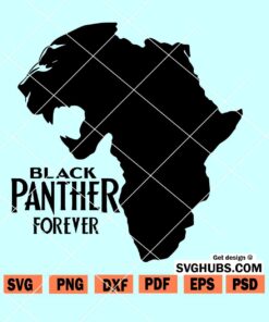 Black Panther forever SVG