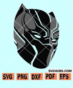 Black Panther Mask SVG