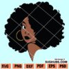 Afro woman SVG