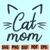 Cat Mom SVG