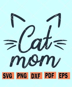 Cat Mom SVG