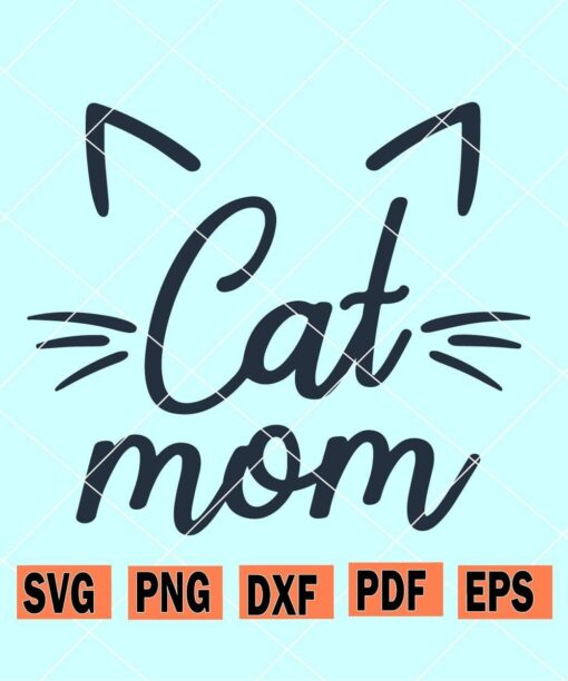 Cat Mom SVG