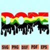 being black is dope SVG