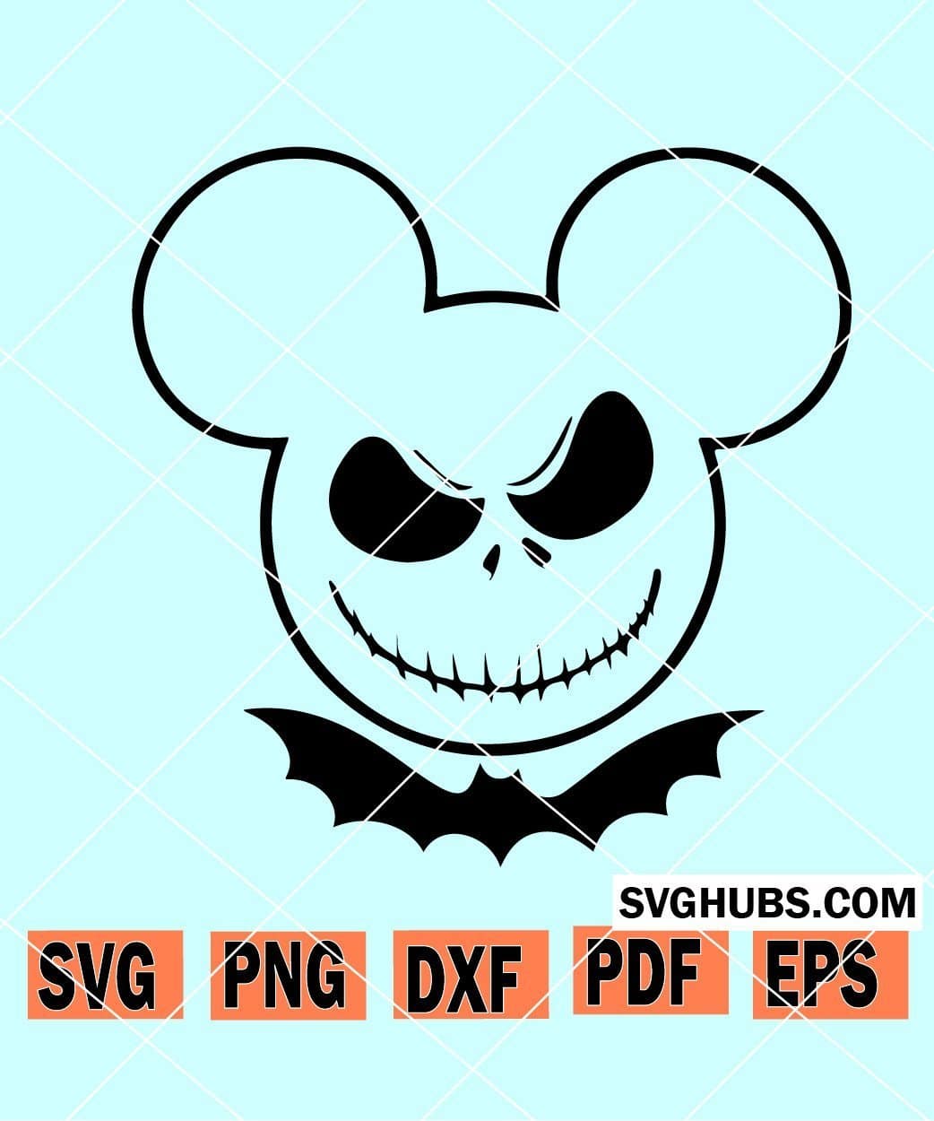 Jack Skellington SVG, Nightmare Before Christmas SVG, Halloween SVG
