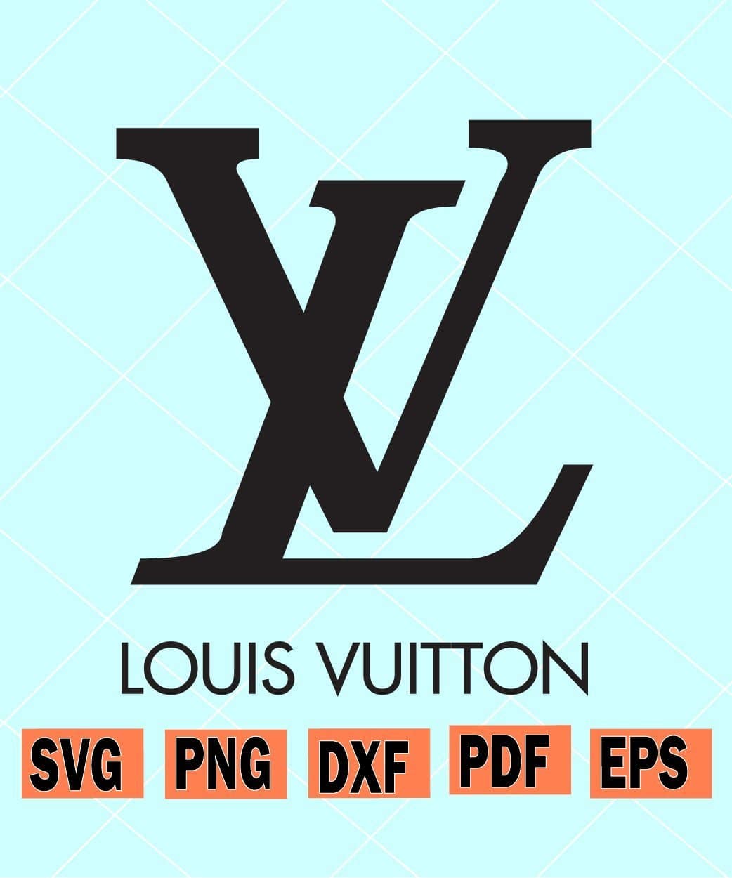 Louis Vuitton SVG cut file, Louis Vuitton logo, Luxury Fashion