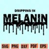 Dripping melanin svg