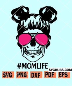 Mom Life skull SVG