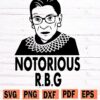 Ruth Bader Ginsburg RBG SVG