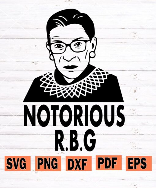 Ruth Bader Ginsburg RBG SVG