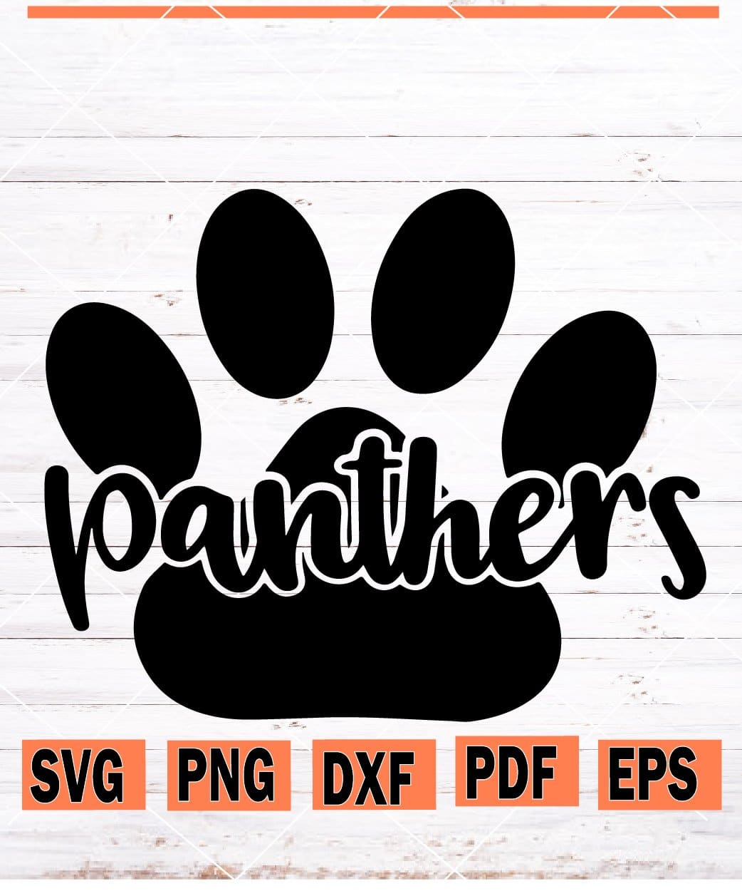 Panthers Paw Svg Panthers Paw Print Svg Panthers Svg Grunge Panthers Paw Svg Svg Hubs