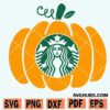 Pumpkin Starbucks SVG