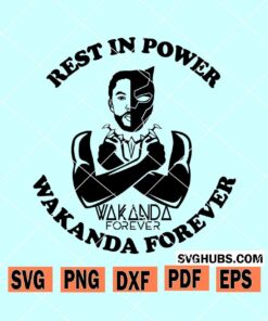 RIP Black Panther SVG