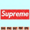 Supreme logo SVG