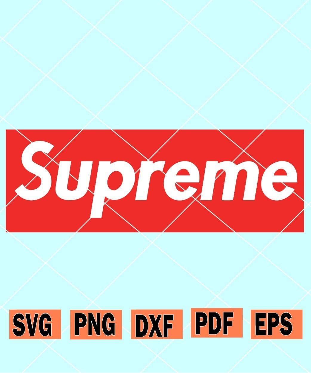 Supreme Logo SVG, Supreme PNG, LV Supreme Logo, Supreme Symb